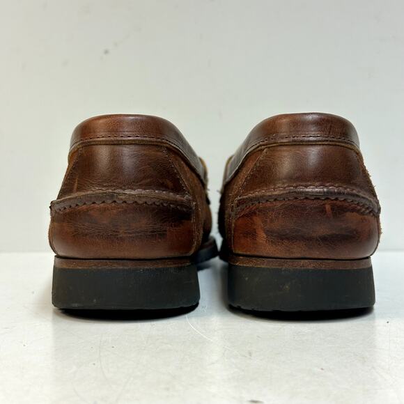 VGUC Rancourt & Co. x Cole Haan Suede Penny Loafer Moc Vibram Maine USA 10 D main image 8